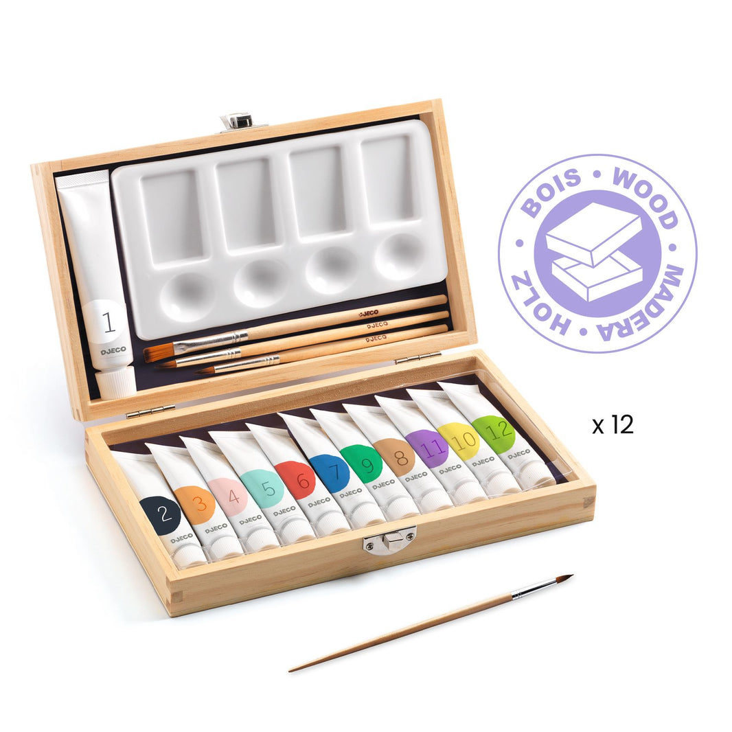 12 Gouaches - Coffret d'artiste