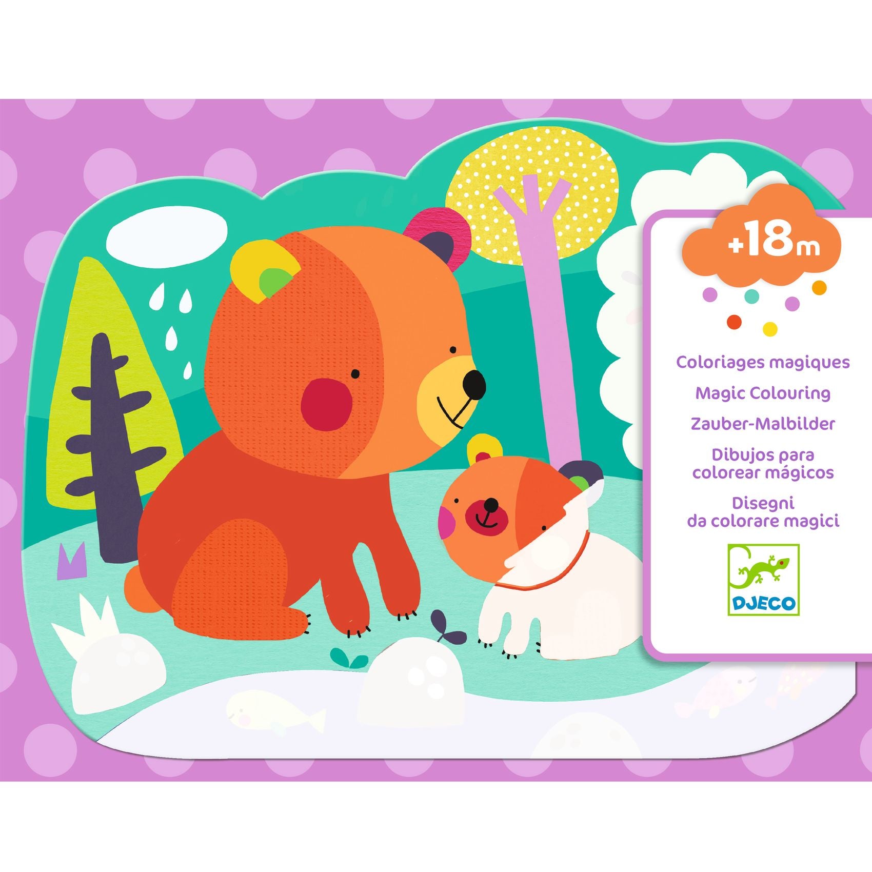 Coloriages magiques - Caché dans les bois