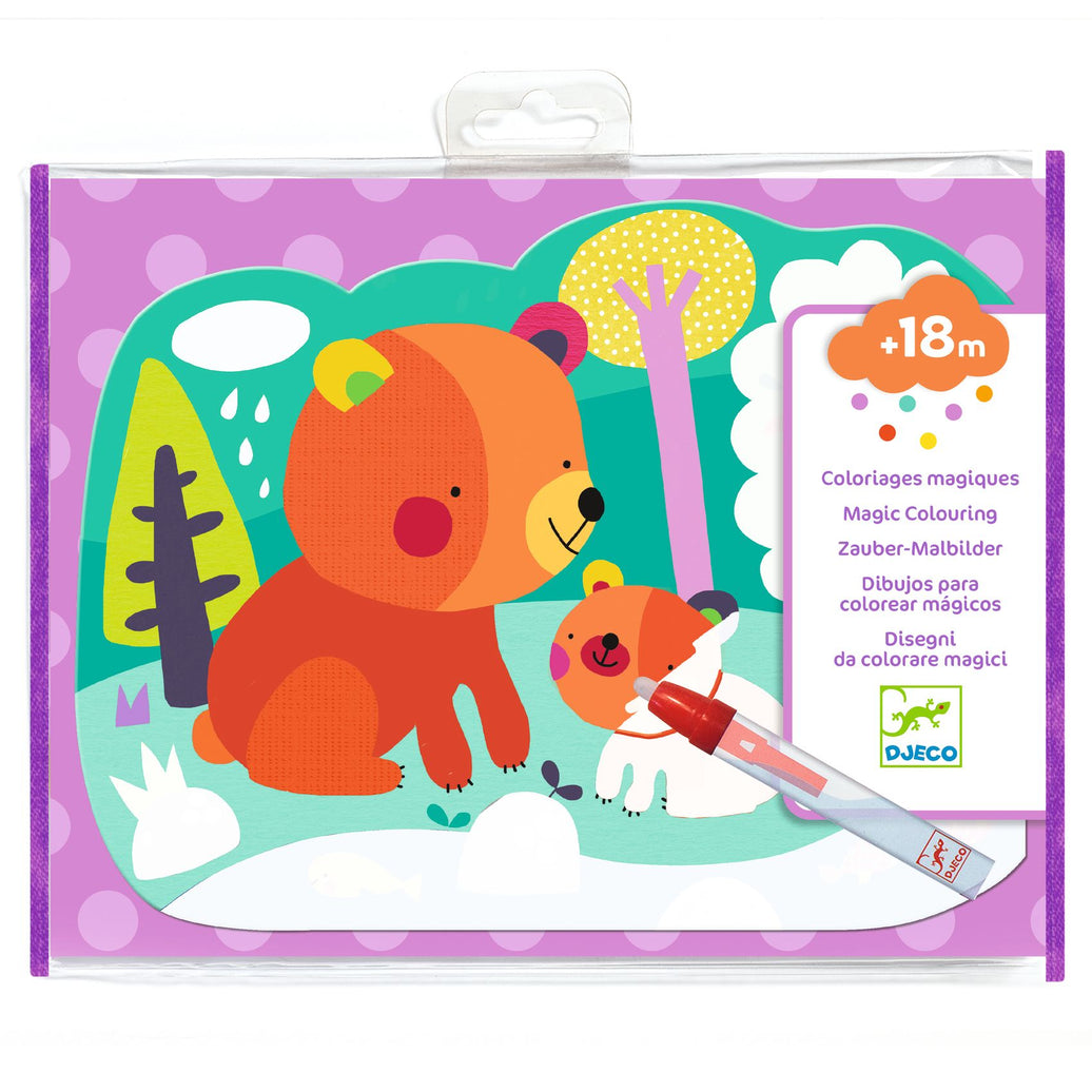 Coloriages magiques - Caché dans les bois