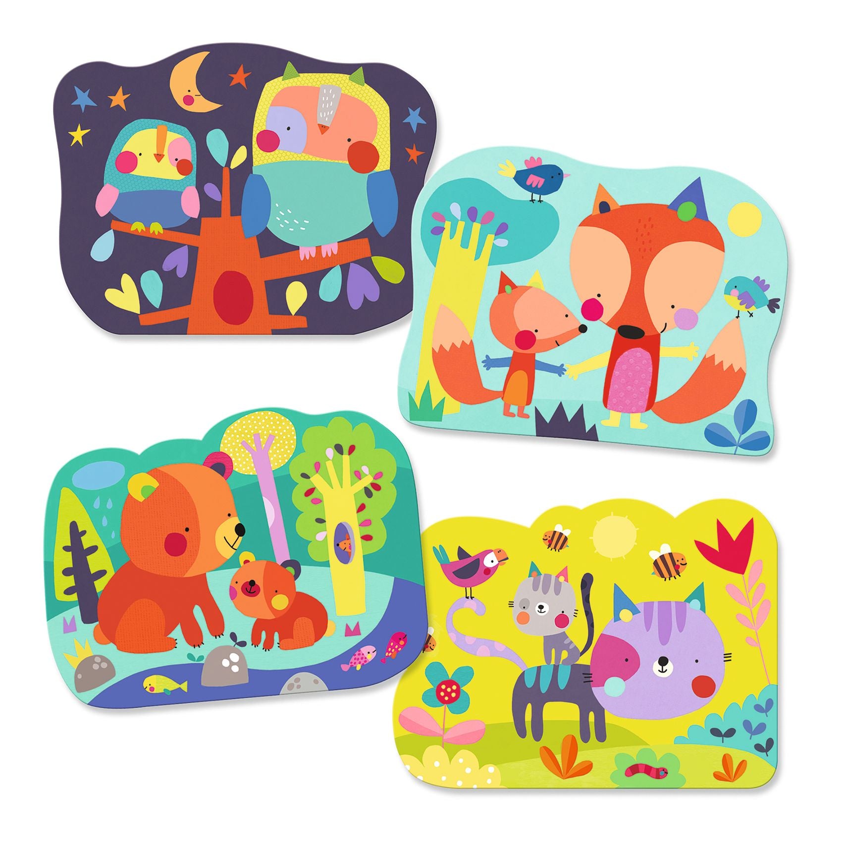 Coloriages magiques - Caché dans les bois