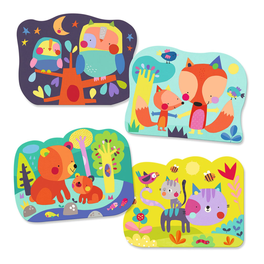 Coloriages magiques - Caché dans les bois