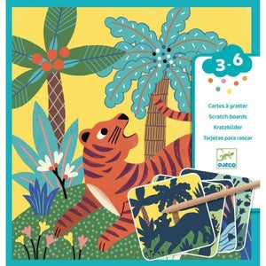 Cartes à gratter Grosses bêtes dès 3 ans – Djeco