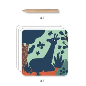 Cartes à gratter Grosses bêtes dès 3 ans – Djeco
