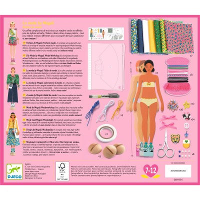 Coffret mode sans couture Wax by Magali Attiogbé – Djeco