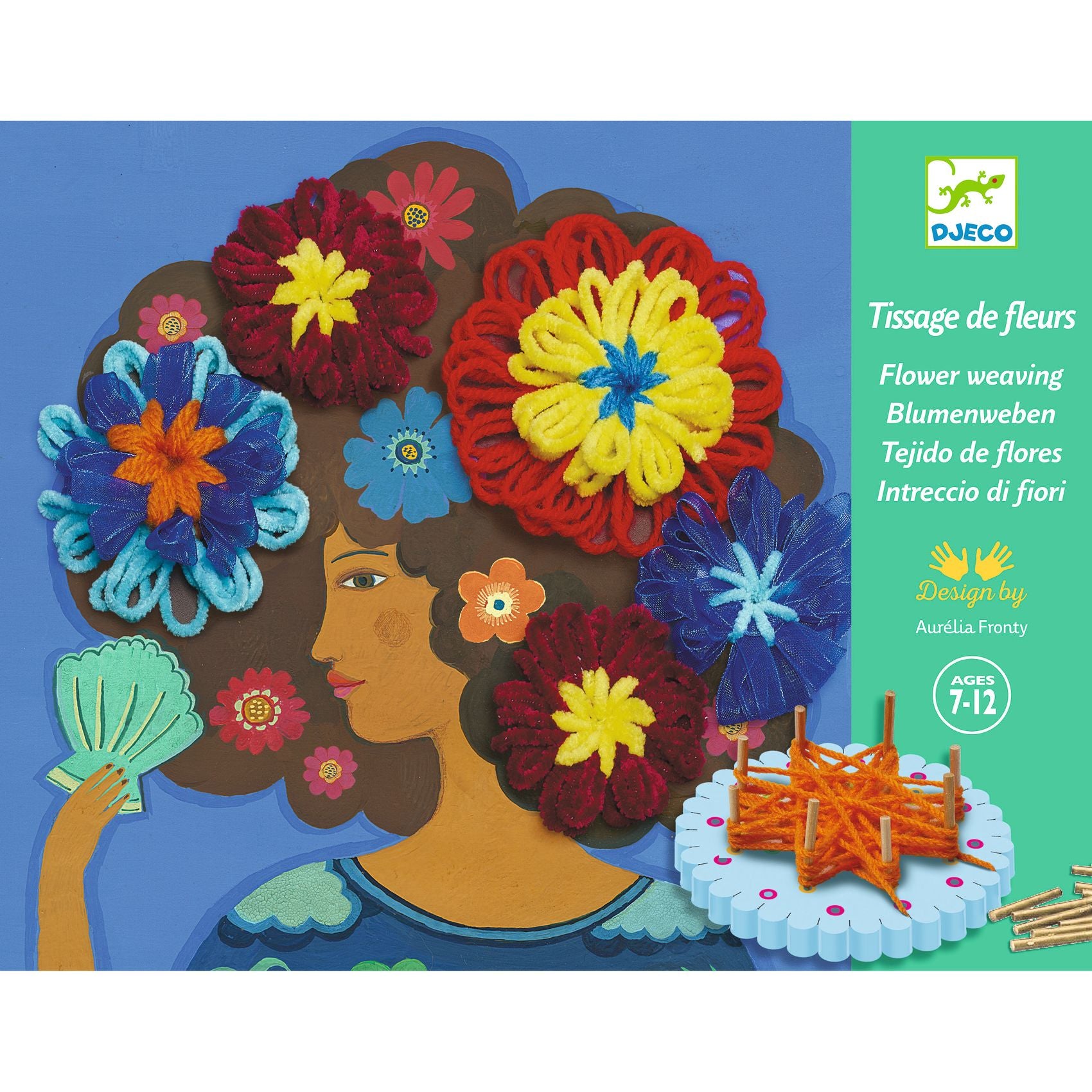 Tissage de fleurs – Un hémisphère dans une chevelure – Djeco