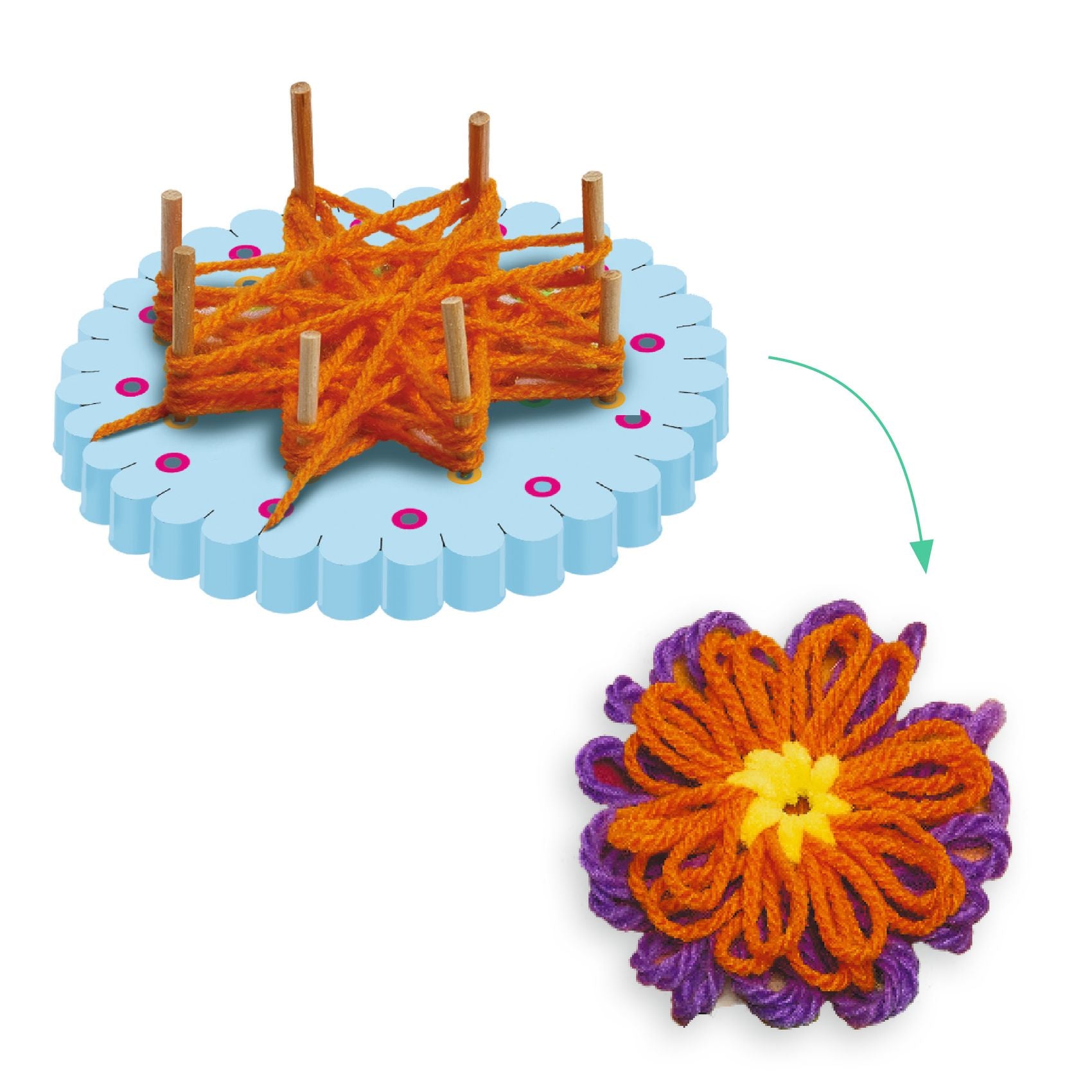 Tissage de fleurs – Un hémisphère dans une chevelure – Djeco