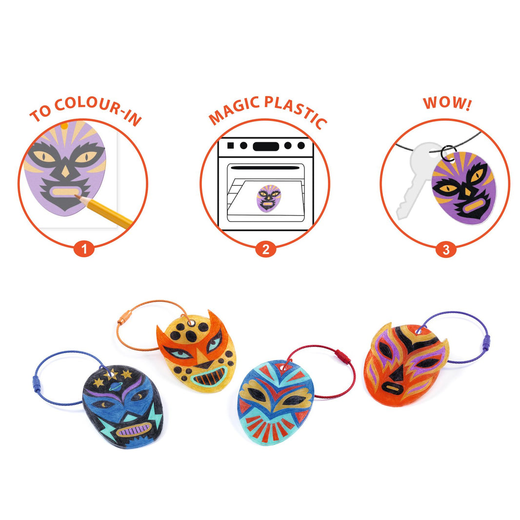 Plastic fou - Porte-clefs catcheurs