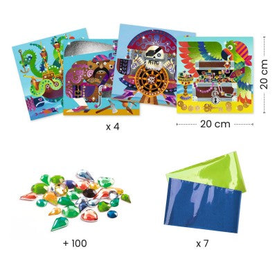 Coffret créatif Métal & Strass À l’abordage ! – Djeco