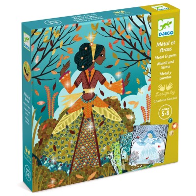 Kit créatif Métal & Strass – Des robes couleur du temps – Djeco