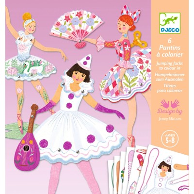 Pantins à colorier Tutus – Djeco