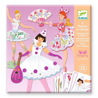 Pantins à colorier Tutus – Djeco