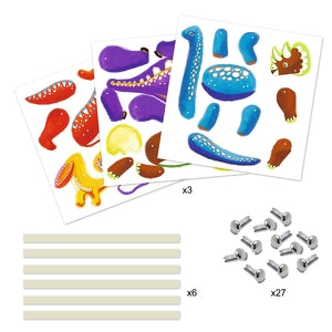 Pantins à colorier Dinos – Djeco