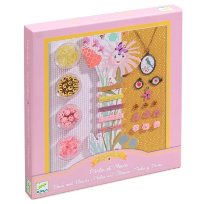 Coffret création de bijoux Perles et fleurs – Djeco