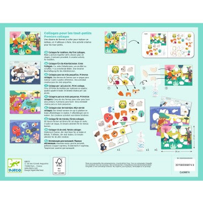 Premiers collages dès 18 mois – Djeco