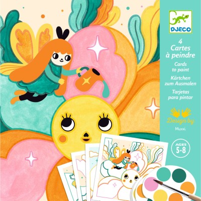 Cartes à peindre Jardin Féérique – Djeco