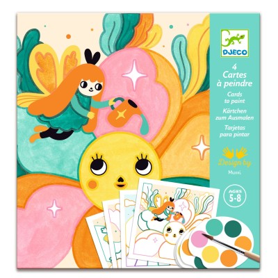 Cartes à peindre Jardin Féérique – Djeco