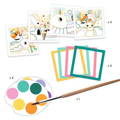 Cartes à peindre Jardin Féérique – Djeco
