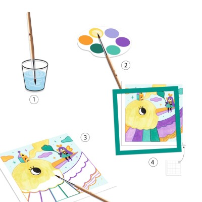 Cartes à peindre Jardin Féérique – Djeco