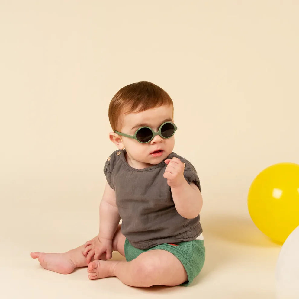 Lunettes de soleil bébé DIABOLA – Kaki