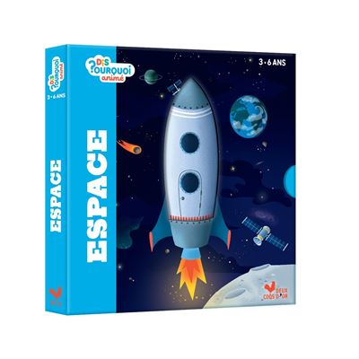 Dis Pourquoi animé – L’Espace | Livre-jeu enfant 3-6 ans
