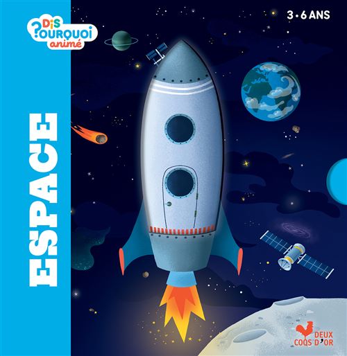 Dis Pourquoi animé – L’Espace | Livre-jeu enfant 3-6 ans