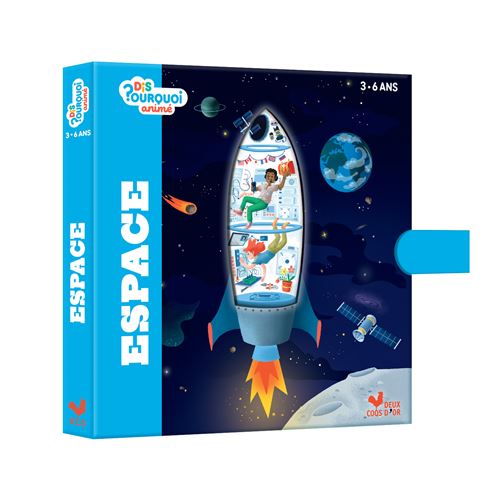 Dis Pourquoi animé – L’Espace | Livre-jeu enfant 3-6 ans