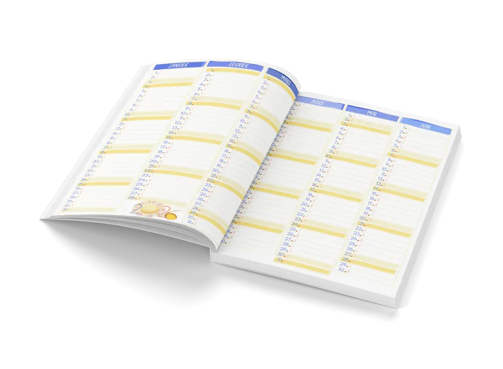 Agenda 2026 Mon Amie Luce