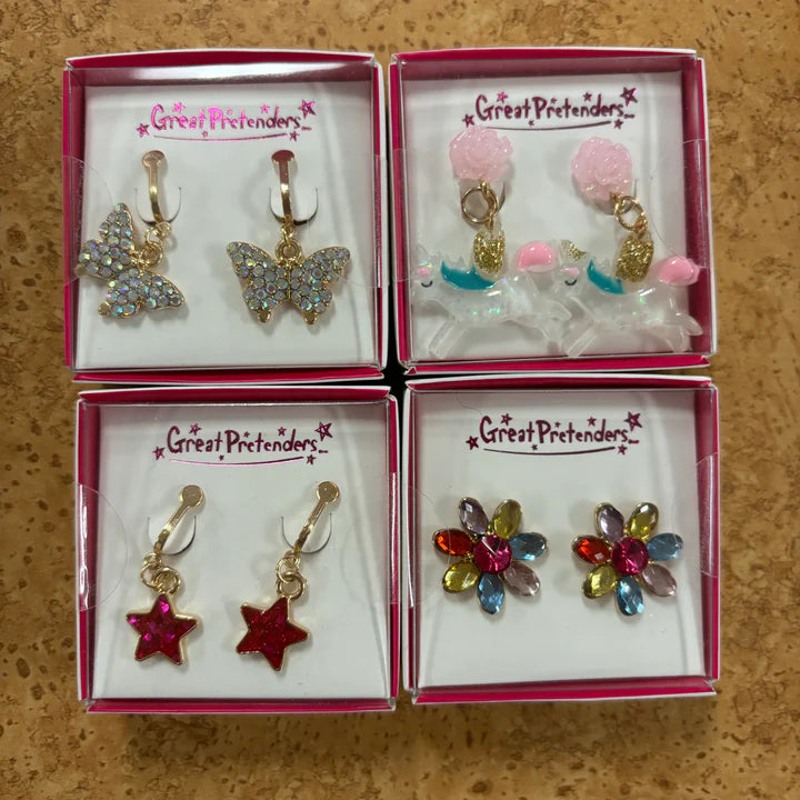 Boucles d'oreille clips en boîte