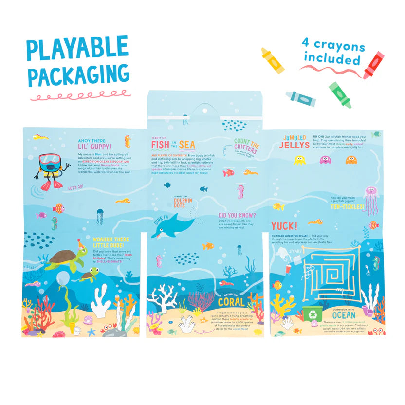 Autocollant de bain Guppy Grips Glo Pals - Guppy