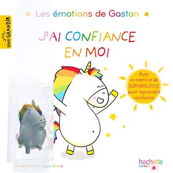 Les émotions de Gaston - : Gaston - J'ai confiance en moi avec figurine