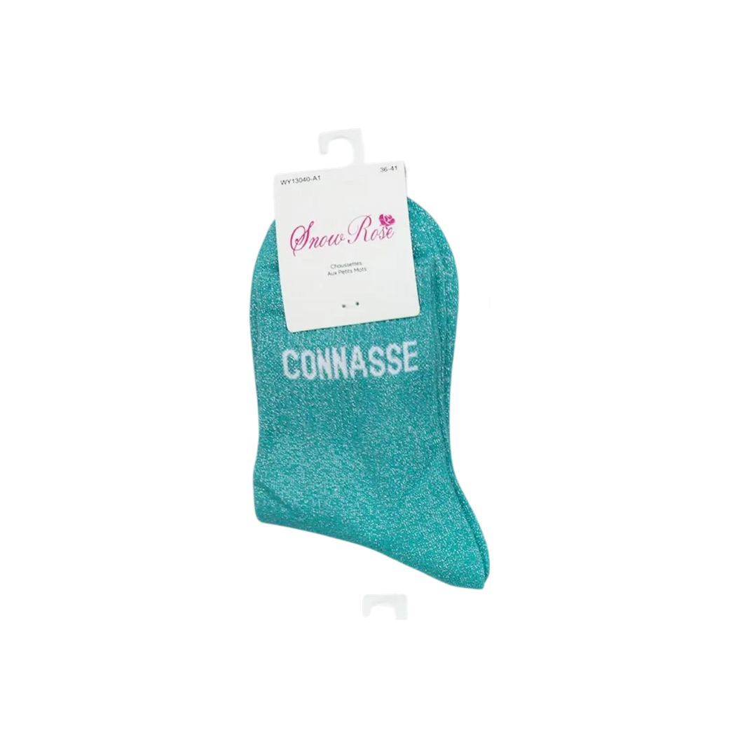 Chaussettes à paillettes – Connasse