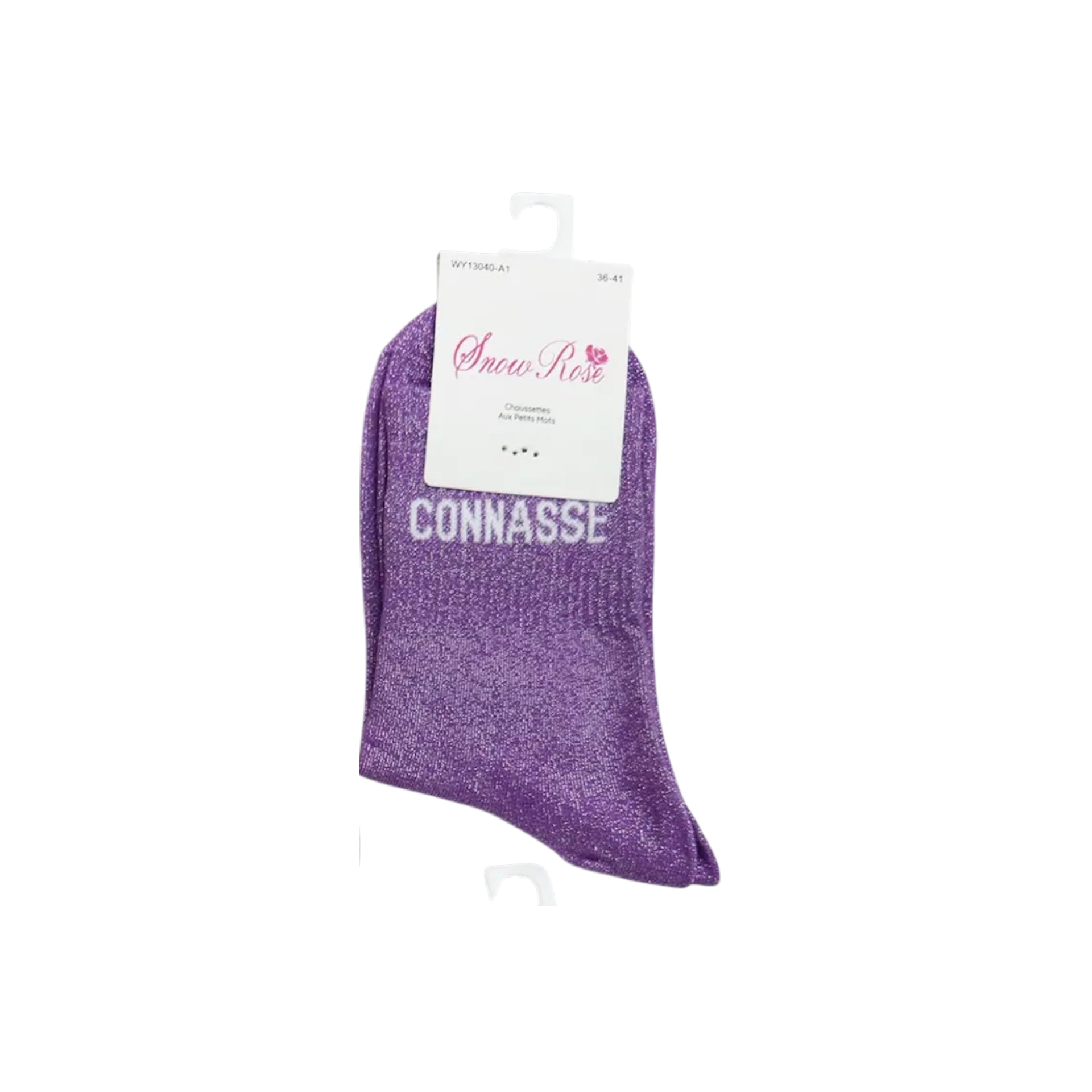 Chaussettes à paillettes – Connasse