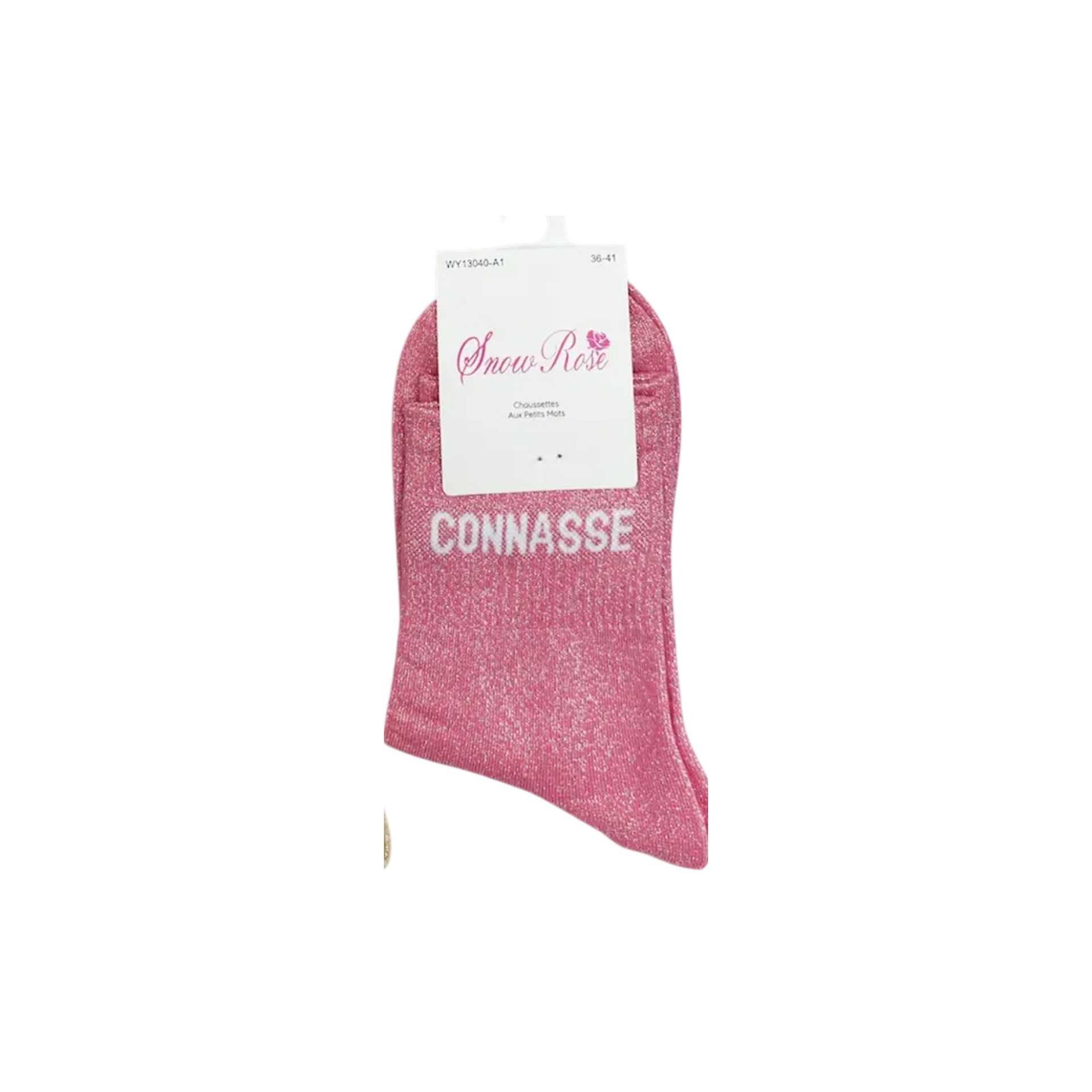 Chaussettes à paillettes – Connasse