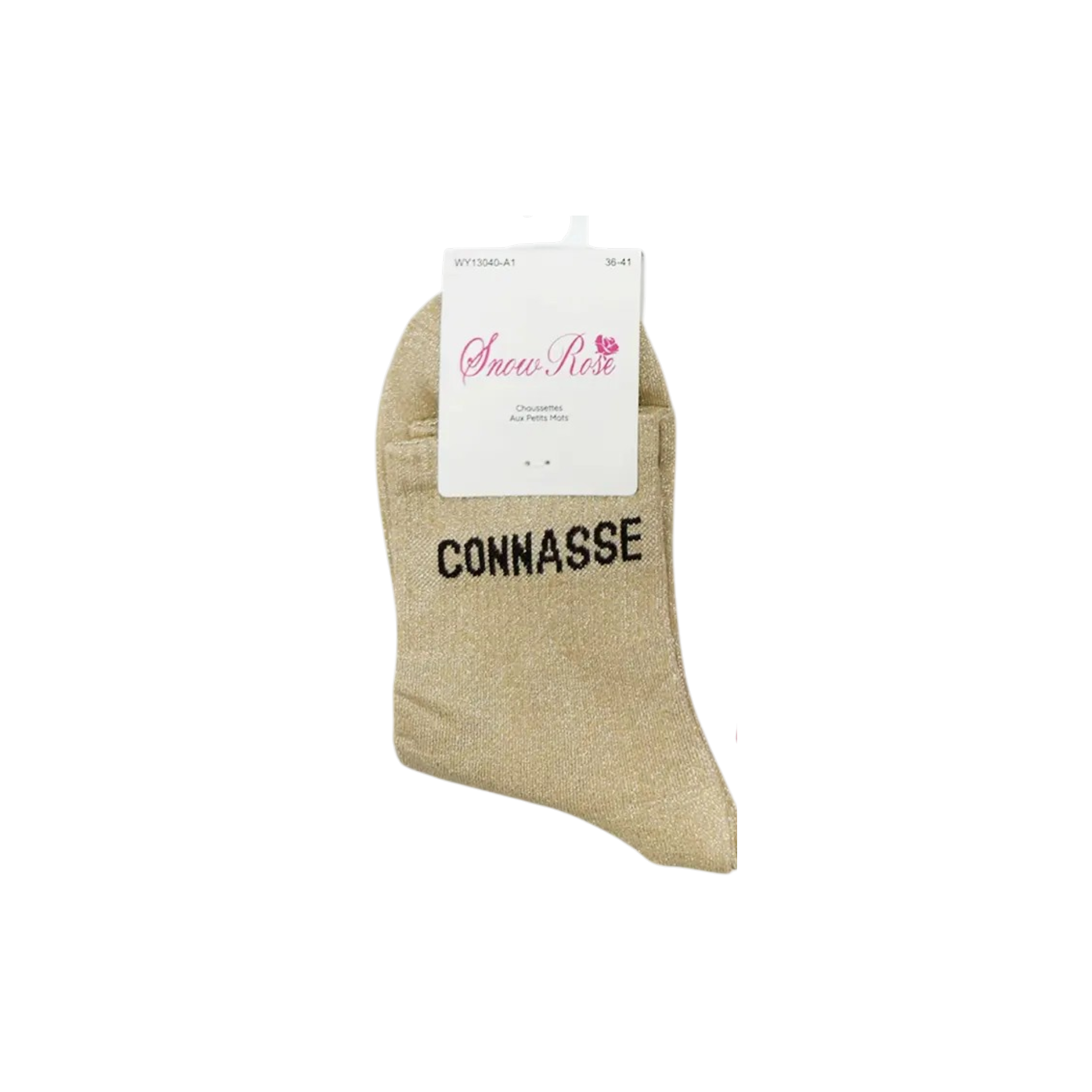 Chaussettes à paillettes – Connasse