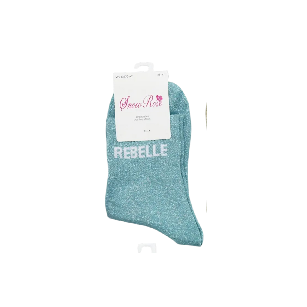 Chaussettes à paillettes – Rebelle