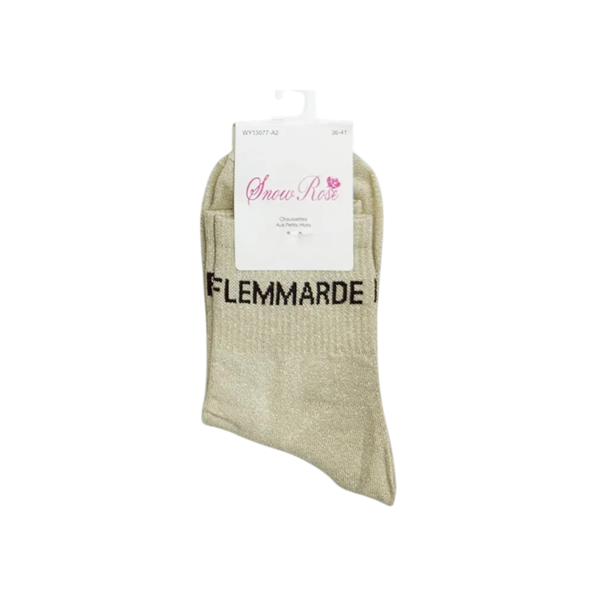 Chaussettes à paillettes –Flemmarde
