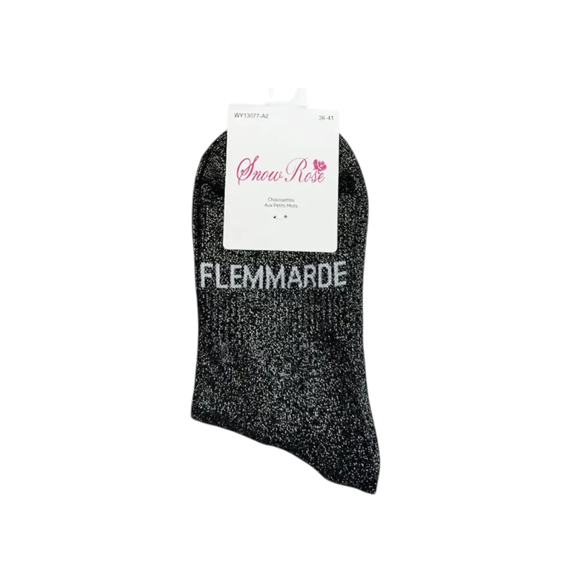 Chaussettes à paillettes –Flemmarde