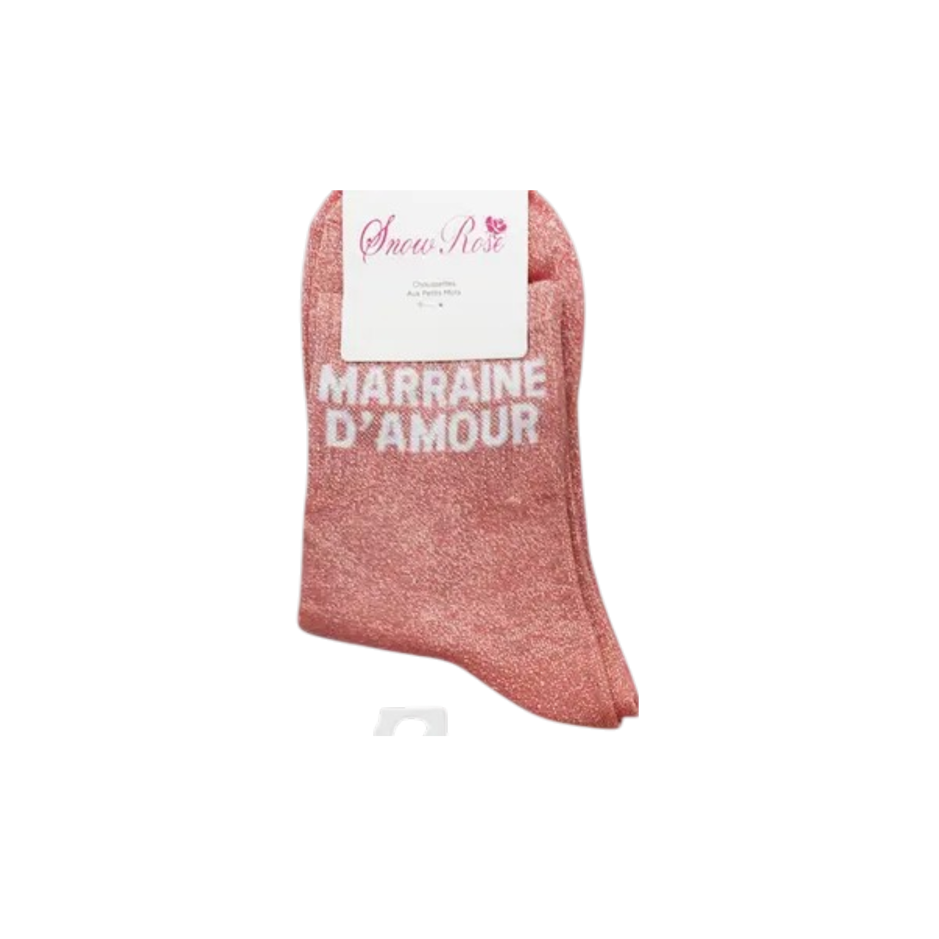 Chaussettes à paillettes – Marraine d'amour
