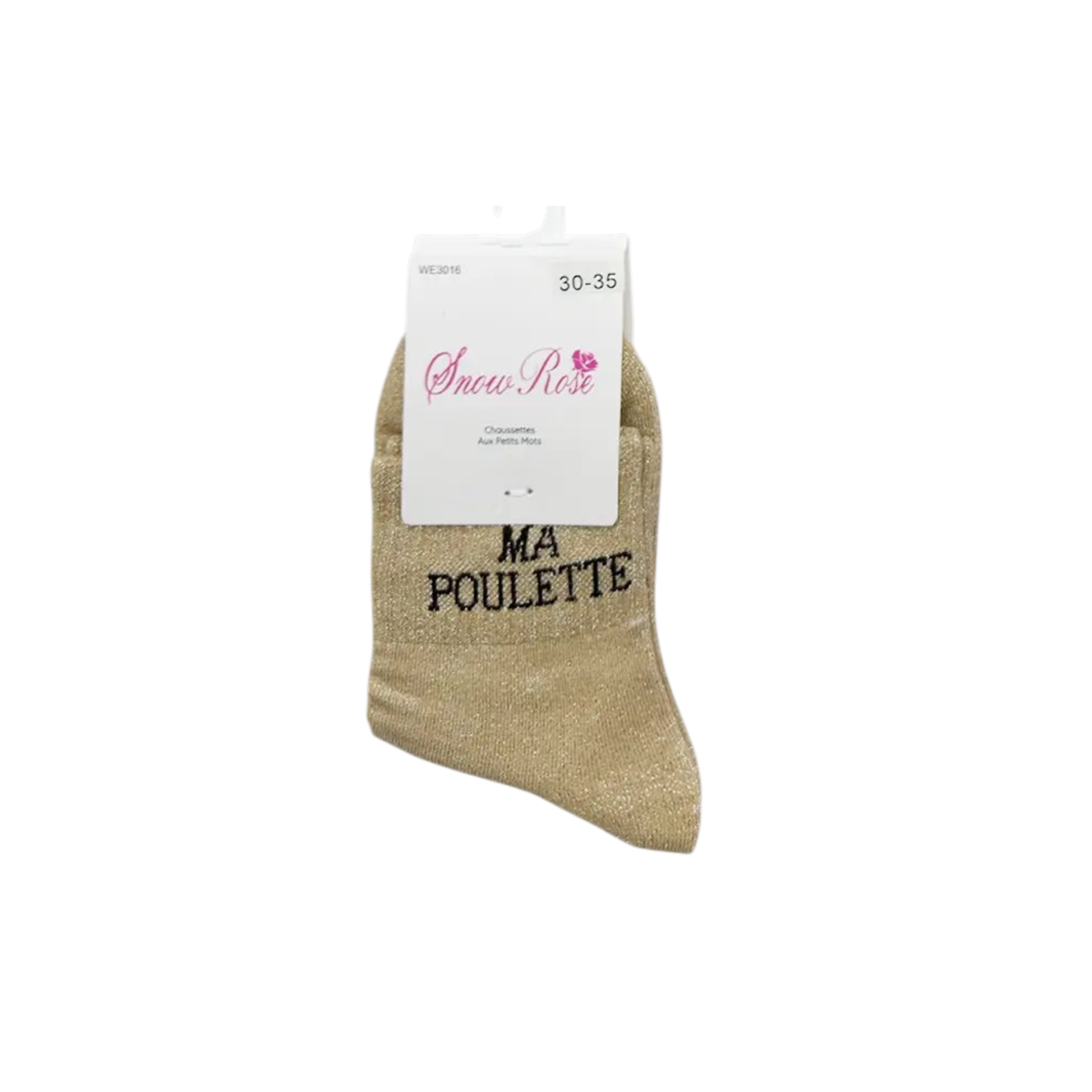 Chaussettes à paillettes – Ma poulette
