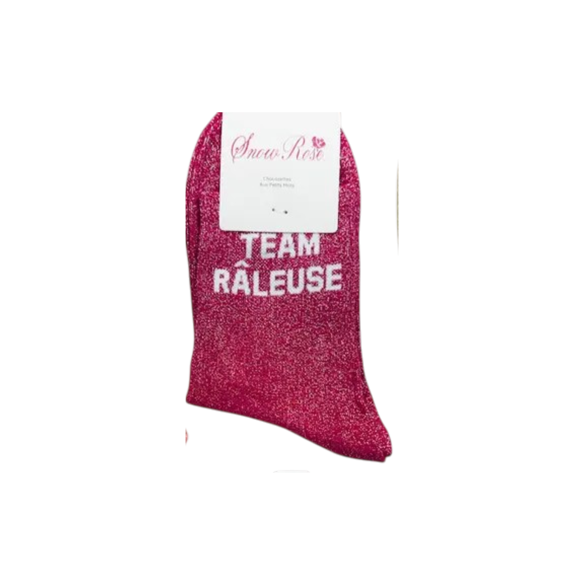 Chaussettes à paillettes – Team Râleuse