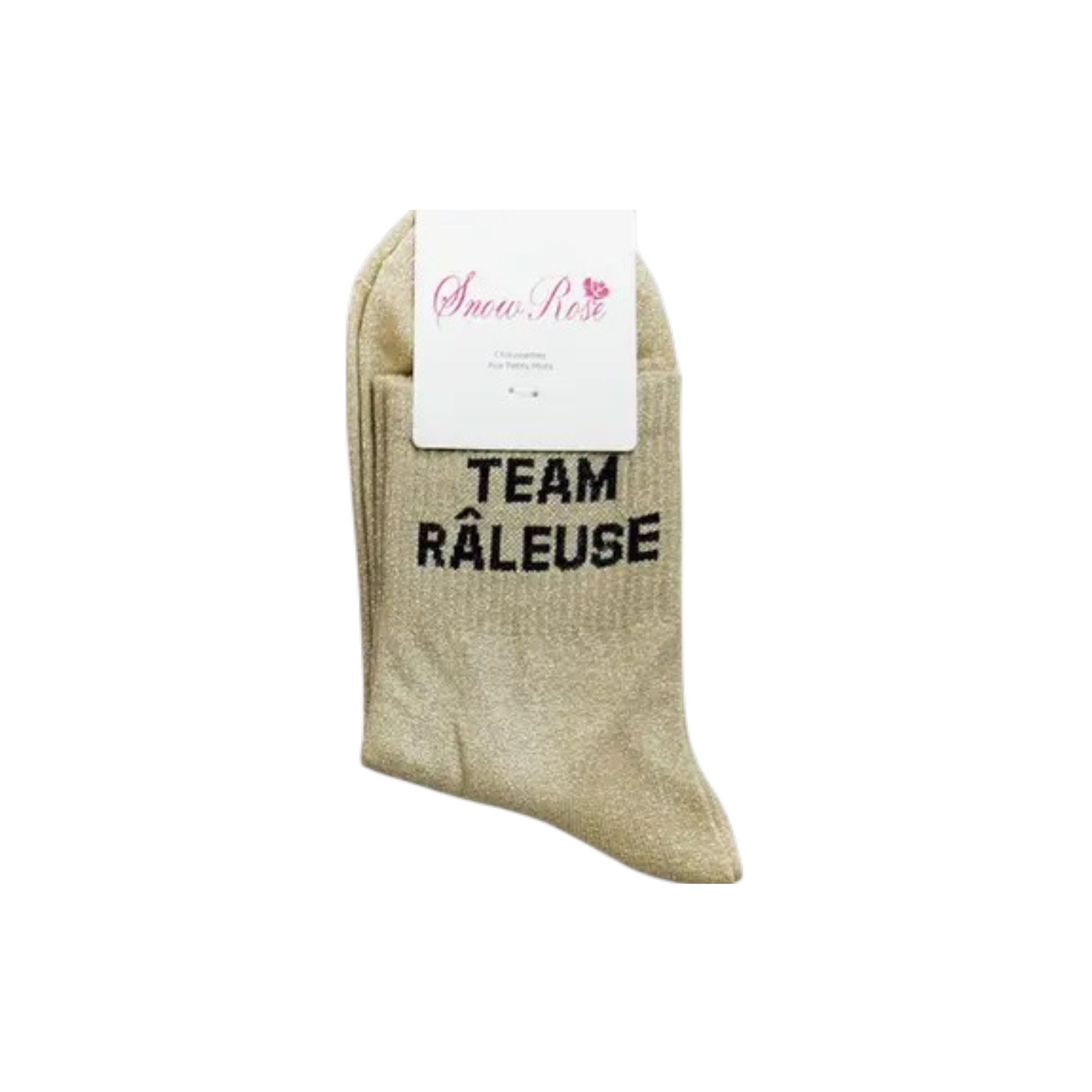 Chaussettes à paillettes – Team Râleuse