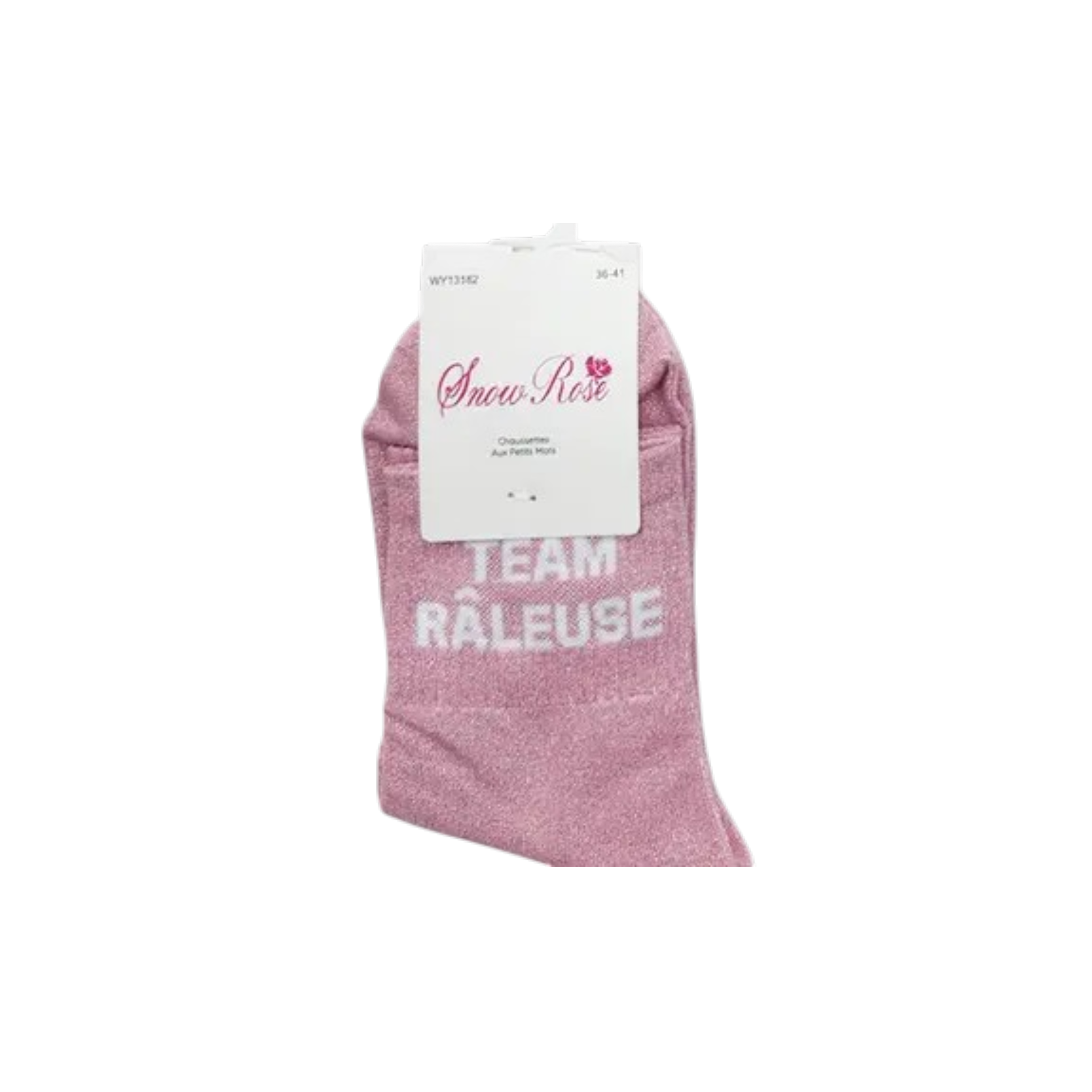 Chaussettes à paillettes – Team Râleuse