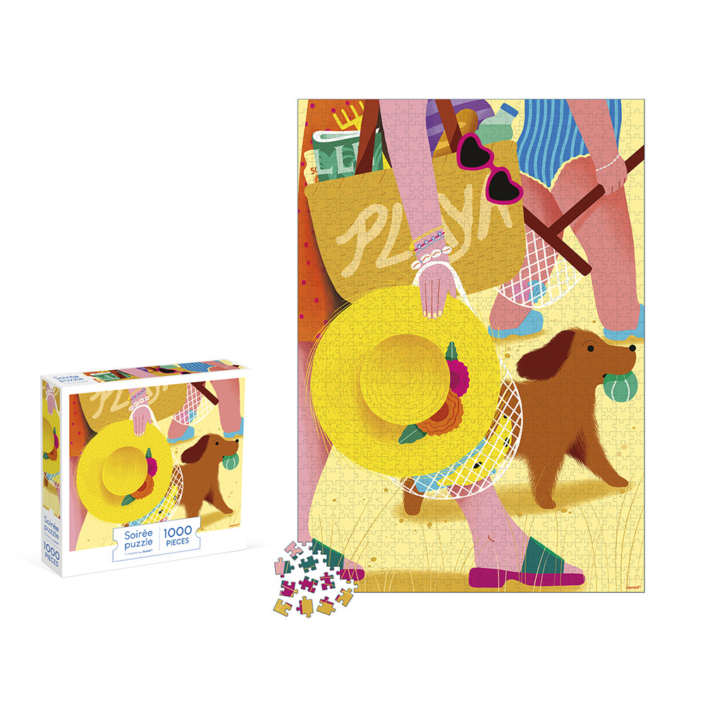 Puzzle sortie à la plage - 1000pièces