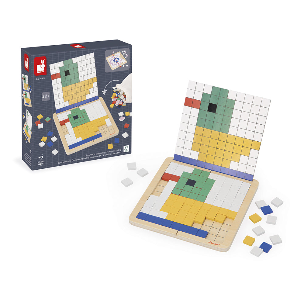 Mosaique : Symétrie & codage - Pédagogie