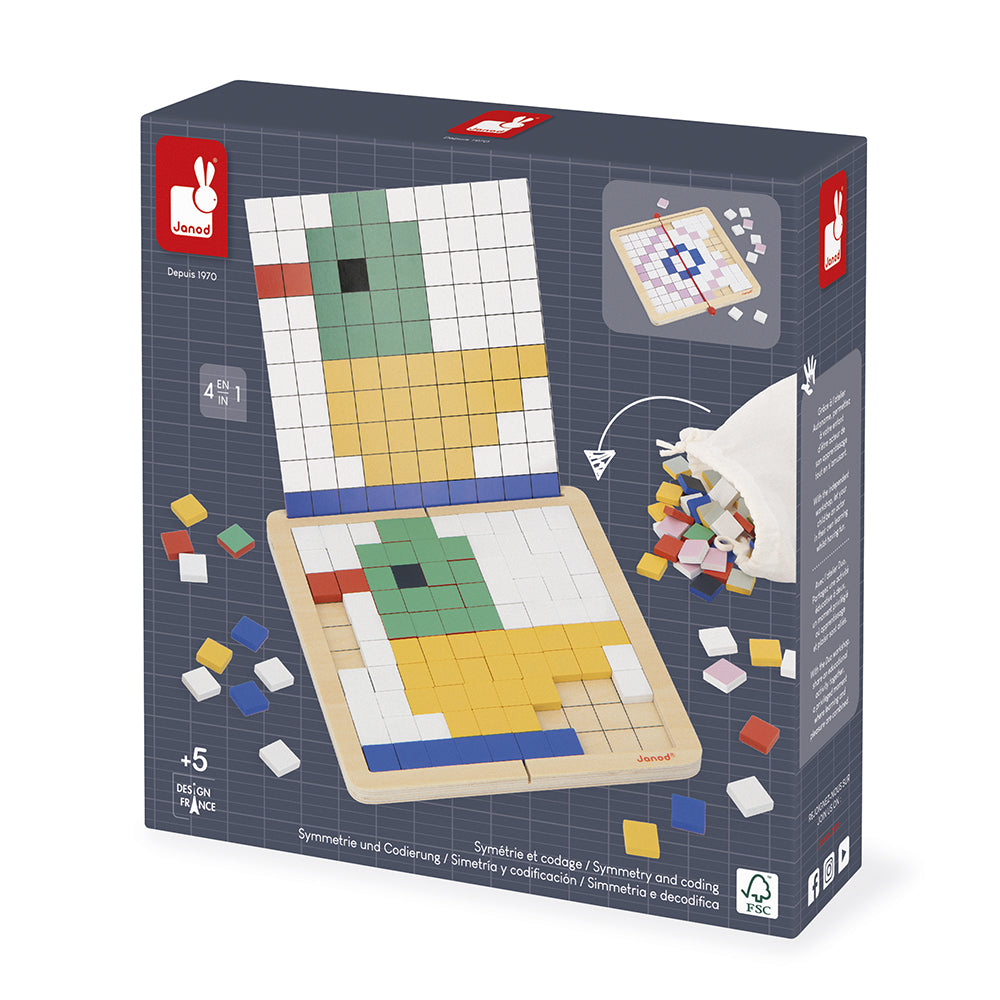 Mosaique : Symétrie & codage - Pédagogie