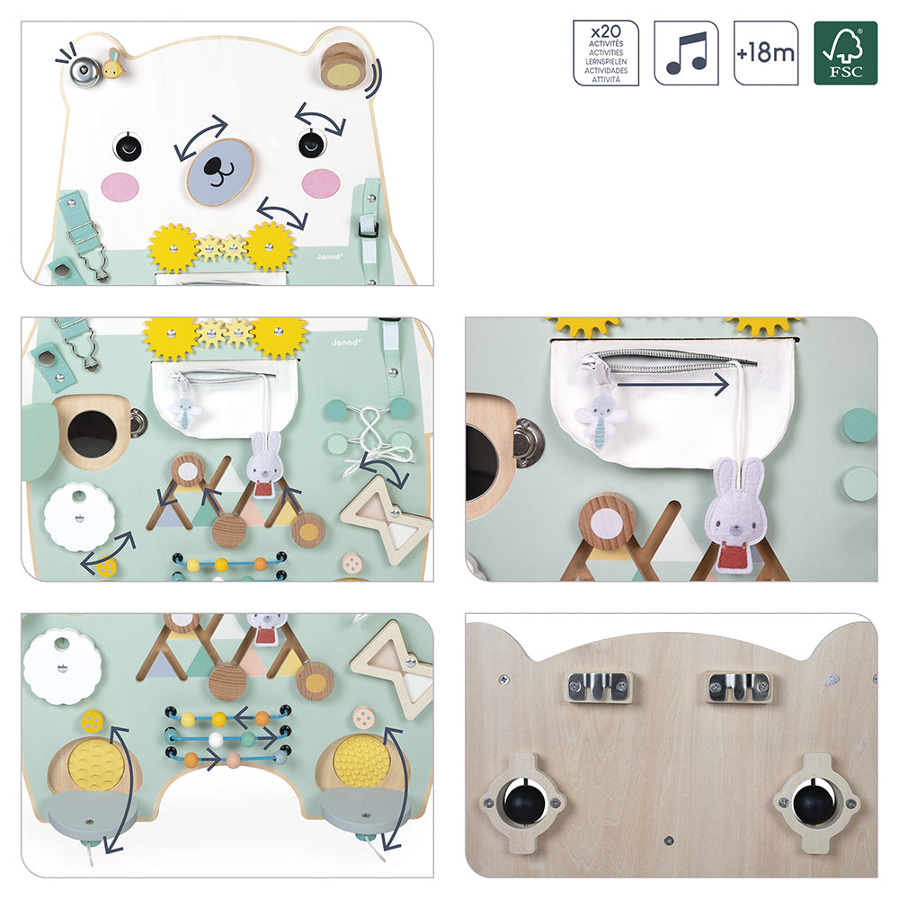 Busy board ourson - pure