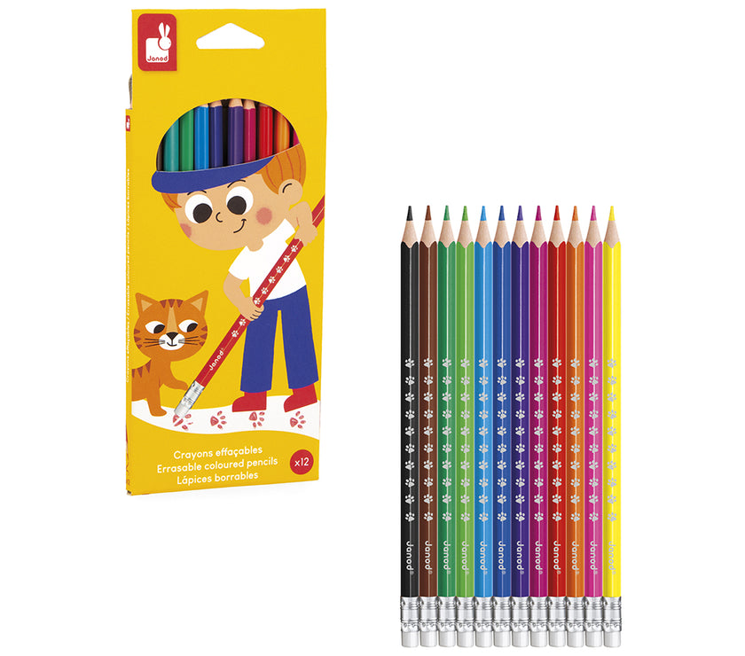 Crayons effaçables x12