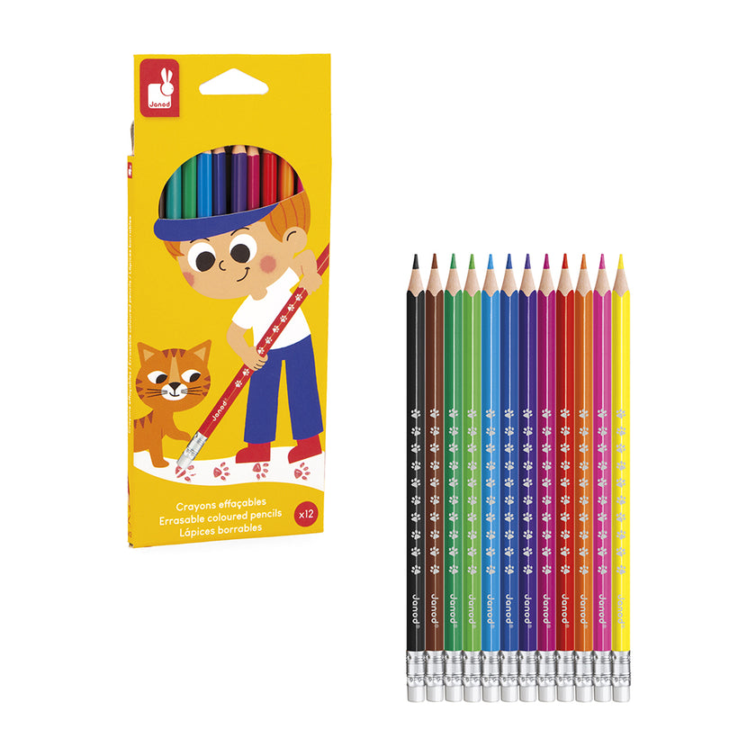 Crayons effaçables x12