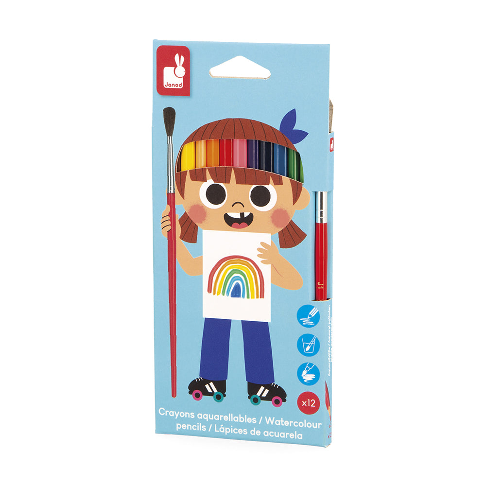 Crayons aquarellables x12