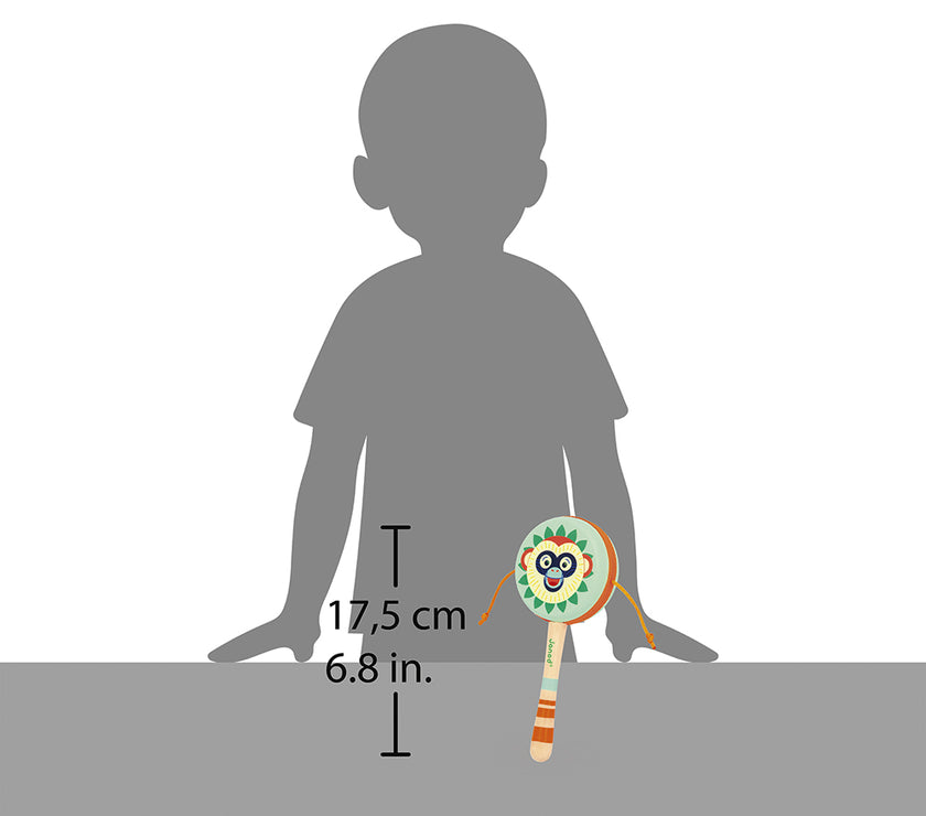 Tambour à mains - Singe